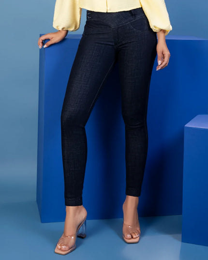 JEANS TIRO ALTO, EXTRA-REALCE
