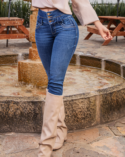 JEAN TIRO ALTO EXTRA REALCE, SKINNY, HORMA ESPECTACULAR 100%%% GARANTIZADA