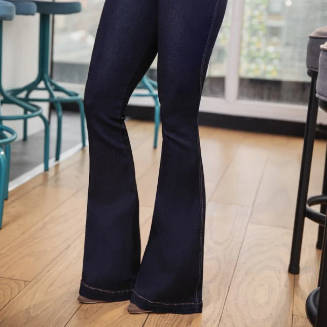 JEAN BOTA CAMPANA COLOR AZUL INDUSTRY.