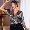 BLUSA COLOR PLATA