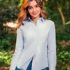BLUSA CAMISERA MANGA LARGA ESCOTE EN LA ESPALDA