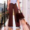PANTALÓN TIRO ALTO WIDE TELA SUEDE LICRADA