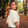 BLUSA ESCOTE EN V