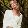 SWEATER ABIEO CUELLO EN V MANGA LARGA COLOR NATURAL