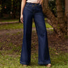 JEANS WIDE TIRO ALTO SIN REALCE CON BOLSILLOS