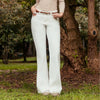 JEANS WIDE  TIRO ALTO SIN REALCE CON BOLSILLOS COLOR NATURAL