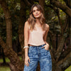 BLUSA TOP ESCOTE CORAZON MANGA SIZA LICRADA