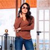 BLUSA ESCOTE CRUZADO