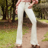 JEANS TIRO ALTO EXTRA REALCE CON BOLSILLOS BOTA CAMPANA