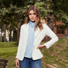 BLAZER MANGA LARGA COLOR NATURAL