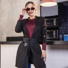 CHAQUETA BLAZER COLOR NEGRO. 2